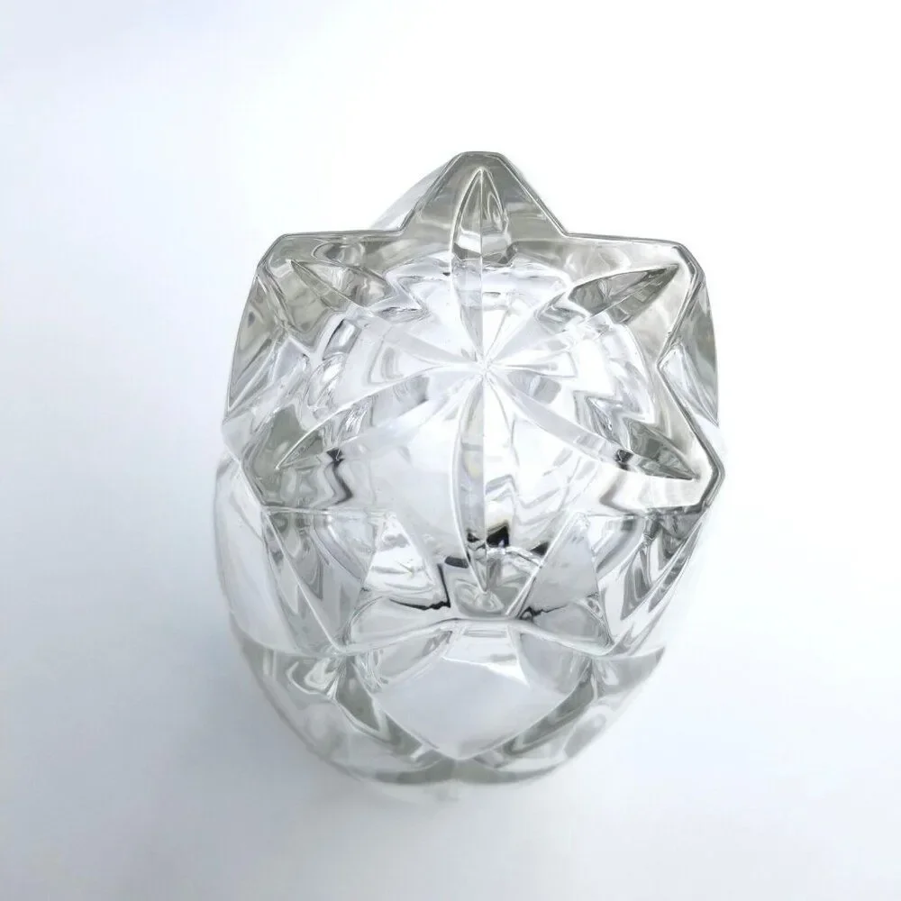 Vintage Gorham Lady Anne Crystal Vase 10.25 Inch Tall Blown Glass
